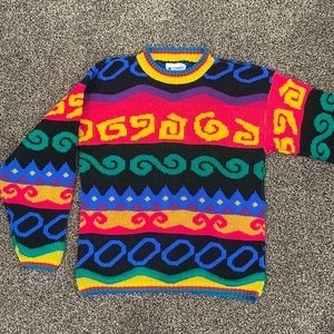 Bright vintage retro sweater